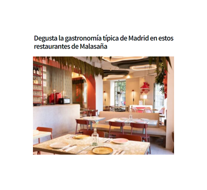 Los 6 mejores restaurantes de Malasaña