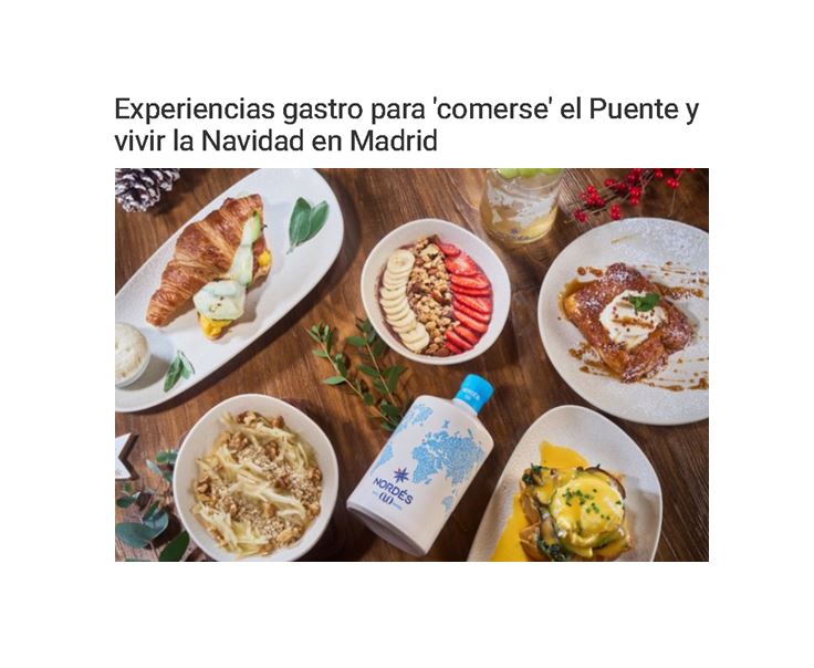 Experiencias gastro para ‘comerse’ el Puente y vivir la Navidad en Madrid